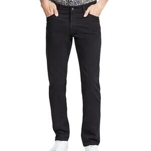 AG Adriano Goldschmied The Graduate Jeans Tailored Leg Mid Rise Black 36x32